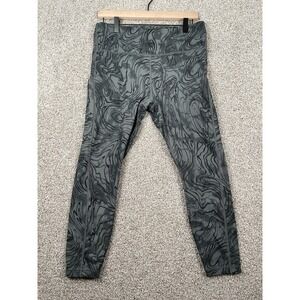 Athleta The Ultimate Stash Pocket 7/8 Tight Womens Large Gray Swirl Marble